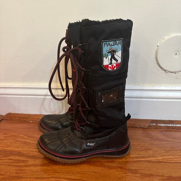 Kids Pajar Snow Boots Sz 1 Pajar Canada Boots Tall Winter Snow Boots Winter Boot - Picture 5 of 9